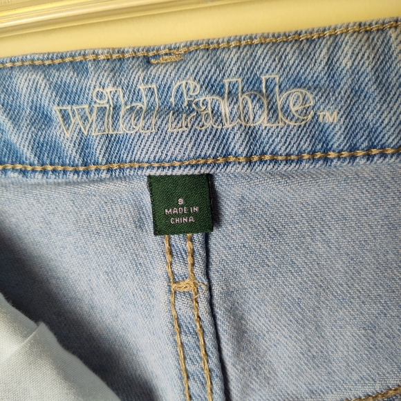 Wild Fable Lace Insert High Rise Jean Shorts - Picture 9 of 9